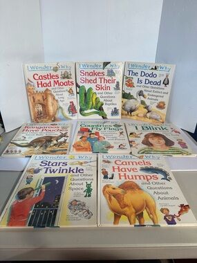 I Wonder Why Lot Of 8 Children’s Hardcover Books Educational Homeschool Learning